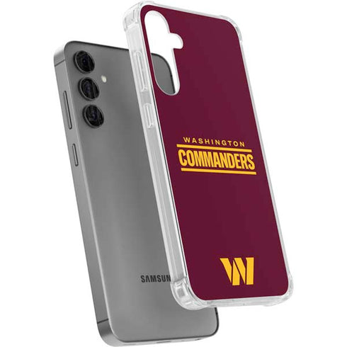 NFL Washington Commanders Performance Series Galaxy S24 Plus Clear Case