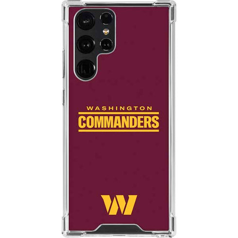 NFL Washington Commanders Performance Series Galaxy S24 Ultra Clear Case