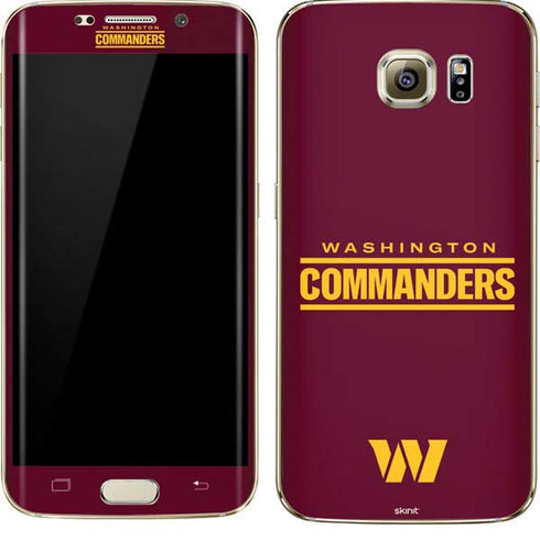 NFL Washington Commanders Performance Series Galaxy S7 Edge Skin
