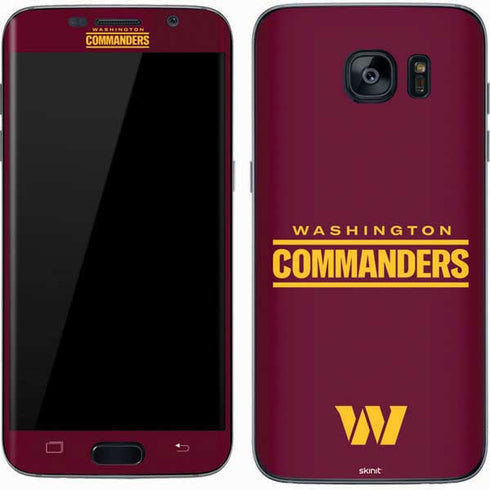 NFL Washington Commanders Performance Series Galaxy S7 Skin