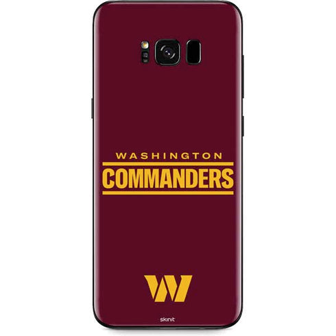 NFL Washington Commanders Performance Series Galaxy S8 Plus Skin