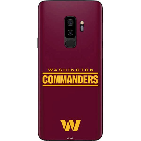 NFL Washington Commanders Performance Series Galaxy S9 Plus Skin