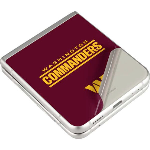 NFL Washington Commanders Performance Series Galaxy Z Flip3 5G Skin