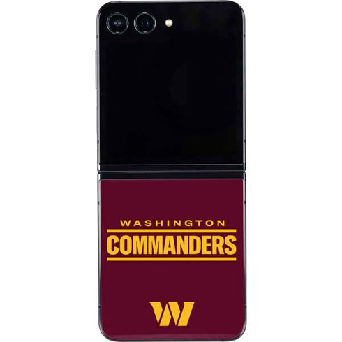NFL Washington Commanders Performance Series Galaxy Z Flip5 5G Skin