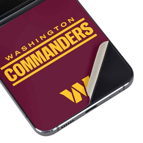 NFL Washington Commanders Performance Series Galaxy Z Flip5 5G Skin