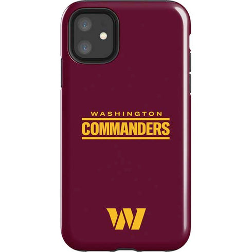 NFL Washington Commanders Performance Series iPhone 11 Impact Case