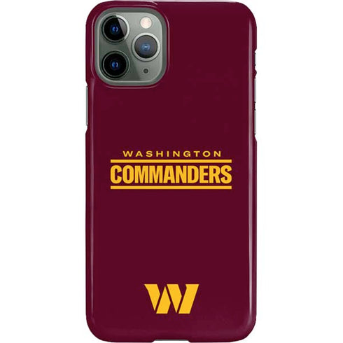 NFL Washington Commanders Performance Series iPhone 11 Pro Lite Case