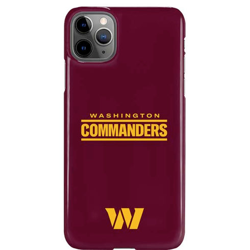 NFL Washington Commanders Performance Series iPhone 11 Pro Max Lite Case