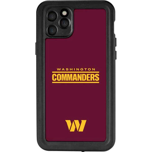 NFL Washington Commanders Performance Series iPhone 11 Pro Max Waterproof Case