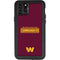 NFL Washington Commanders Performance Series iPhone 11 Pro Max Waterproof Case