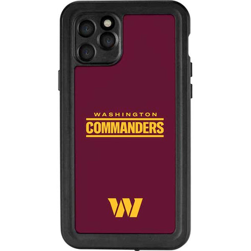 NFL Washington Commanders Performance Series iPhone 11 Pro Waterproof Case