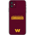 NFL Washington Commanders Performance Series iPhone 11 Skin