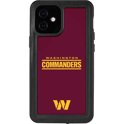 NFL Washington Commanders Performance Series iPhone 12 Mini Waterproof Case