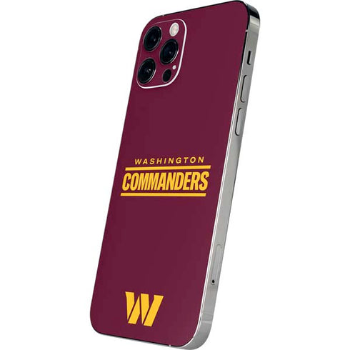 NFL Washington Commanders Performance Series iPhone 12 Pro Max Skin