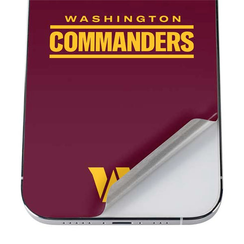 NFL Washington Commanders Performance Series iPhone 12 Pro Max Skin