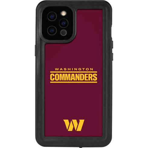NFL Washington Commanders Performance Series iPhone 12 Pro Max Waterproof Case
