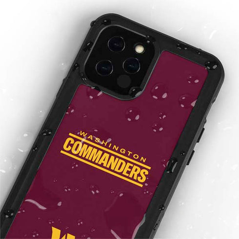NFL Washington Commanders Performance Series iPhone 12 Pro Max Waterproof Case