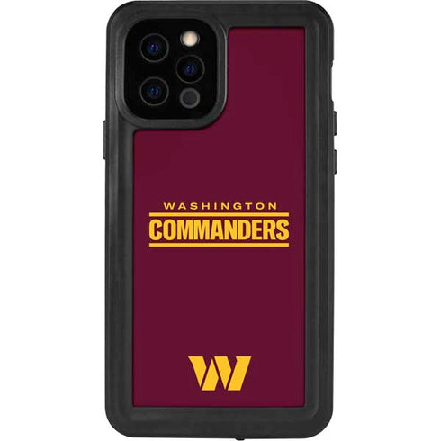 NFL Washington Commanders Performance Series iPhone 12 Pro Waterproof Case