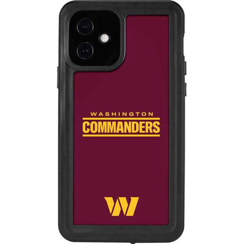 NFL Washington Commanders Performance Series iPhone 12 Waterproof Case