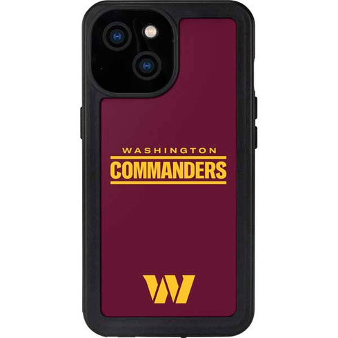 NFL Washington Commanders Performance Series iPhone 13 Mini Waterproof Case