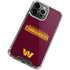 NFL Washington Commanders Performance Series iPhone 13 Pro Clear Case