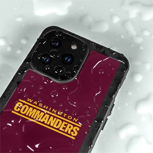 NFL Washington Commanders Performance Series iPhone 14 Pro Max Waterproof Case