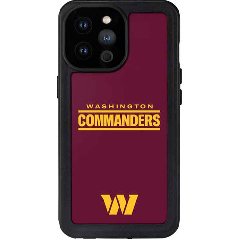 NFL Washington Commanders Performance Series iPhone 14 Pro Max Waterproof Case