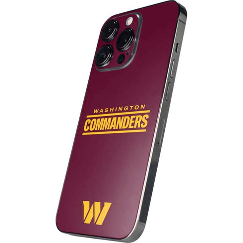 NFL Washington Commanders Performance Series iPhone 14 Pro Skin