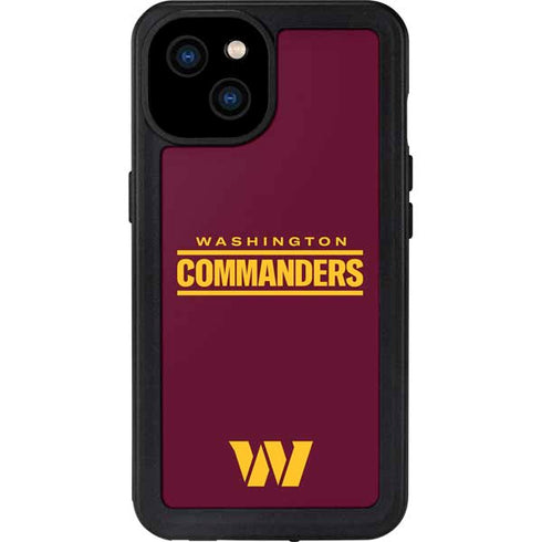 NFL Washington Commanders Performance Series iPhone 15 Plus Waterproof Case