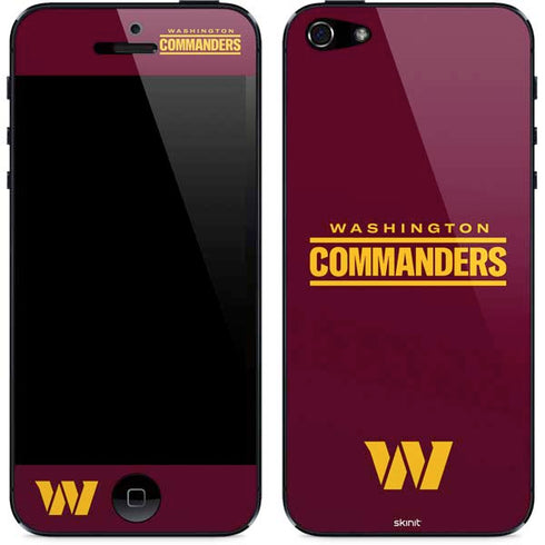 NFL Washington Commanders Performance Series iPhone 5/5s/5SE Skin