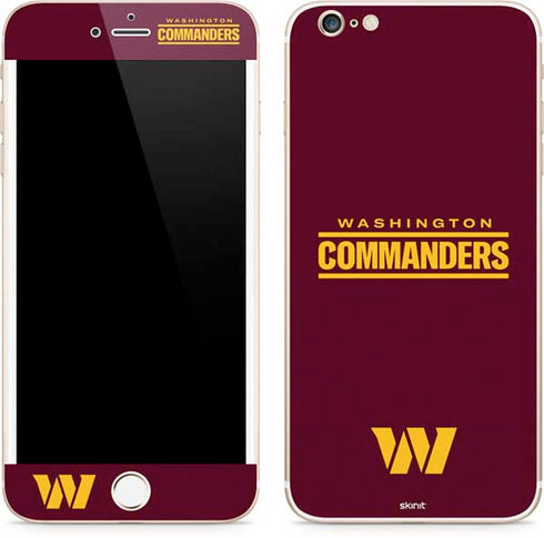 NFL Washington Commanders Performance Series iPhone 6/6s Plus Skin