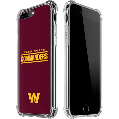 NFL Washington Commanders Performance Series iPhone 7/8 Plus Clear Case