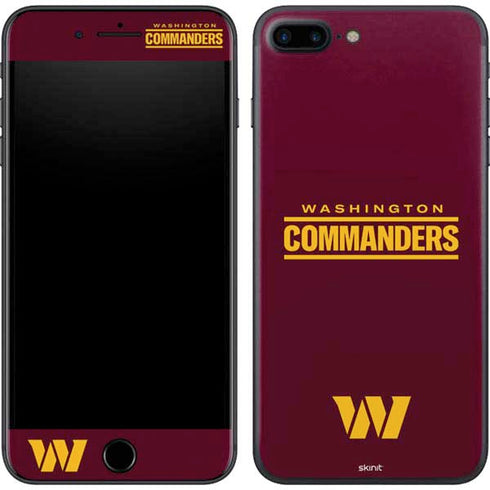 NFL Washington Commanders Performance Series iPhone 8 Plus Skin