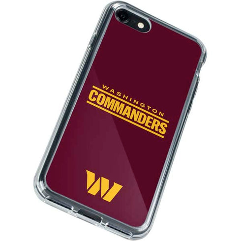 NFL Washington Commanders Performance Series iPhone SE (2nd & 3rd Gen) Clear Case
