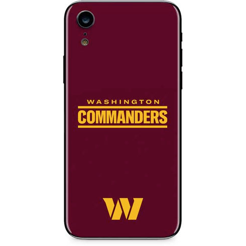NFL Washington Commanders Performance Series iPhone XR Skin