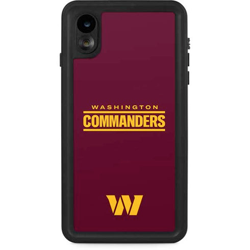NFL Washington Commanders Performance Series iPhone XR Waterproof Case