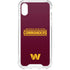 NFL Washington Commanders Performance Series iPhone XS Clear Case