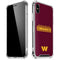 NFL Washington Commanders Performance Series iPhone XS Max Clear Case