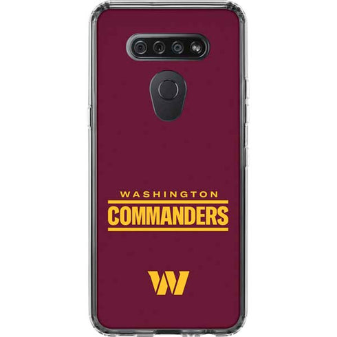 NFL Washington Commanders Performance Series LG K51/Q51 Clear Case