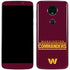 NFL Washington Commanders Performance Series Moto E5 Plus Skin