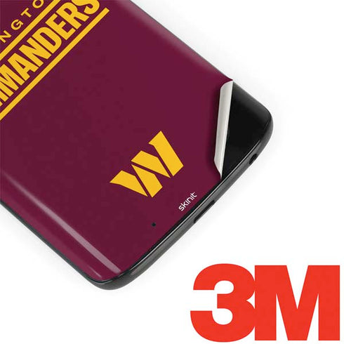 NFL Washington Commanders Performance Series Moto G6 Skin