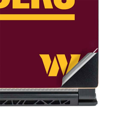NFL Washington Commanders Performance Series MSI GS65 Stealth Laptop Skin