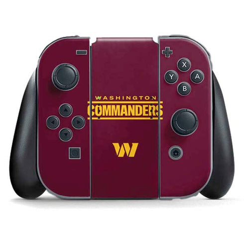 NFL Washington Commanders Performance Series Nintendo Switch (2017-2021) Joy-Con Controller Skin