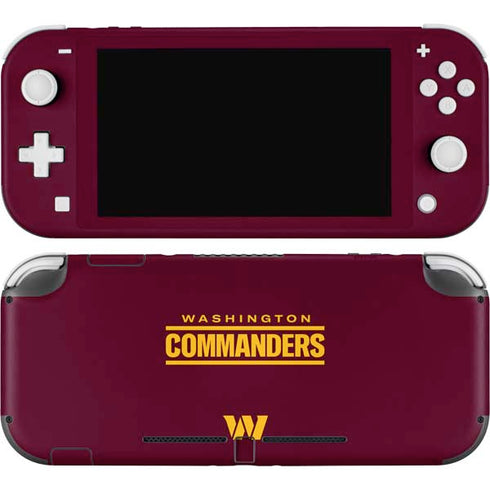 NFL Washington Commanders Performance Series Nintendo Switch Lite Skin