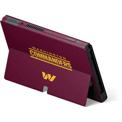 NFL Washington Commanders Performance Series Nintendo Switch OLED (2021) Skin
