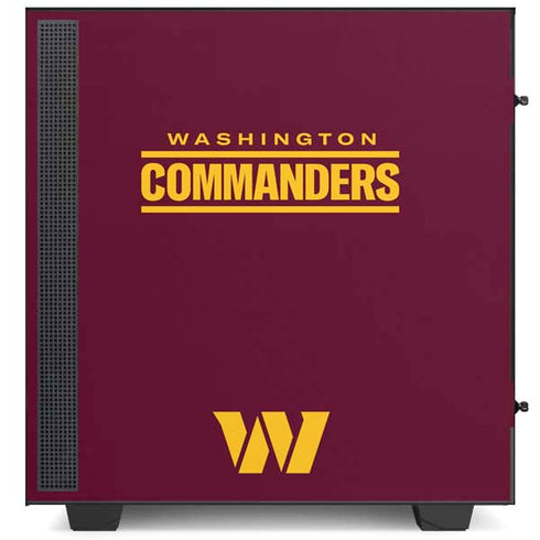 NFL Washington Commanders Performance Series NZXT H510 Compact ATX Mid-Tower Case Skin