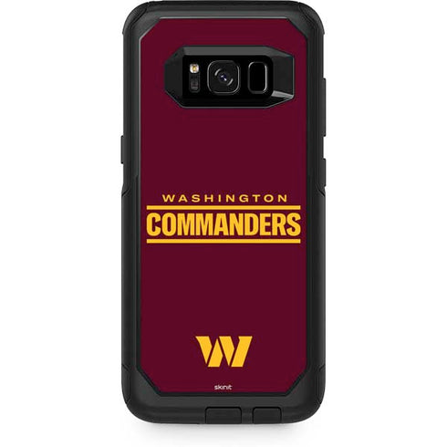 NFL Washington Commanders Performance Series Otterbox Commuter Galaxy Skin