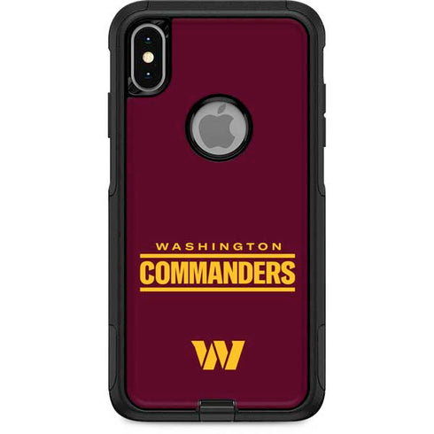 NFL Washington Commanders Performance Series Otterbox Commuter iPhone Skin