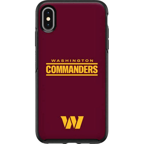 NFL Washington Commanders Performance Series Otterbox Symmetry iPhone Skin
