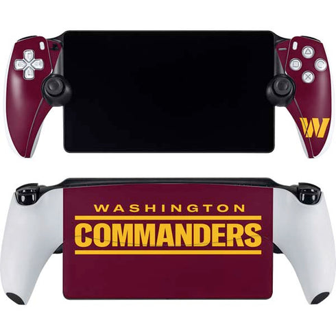 NFL Washington Commanders Performance Series PlayStation Portal Remote Player Skin